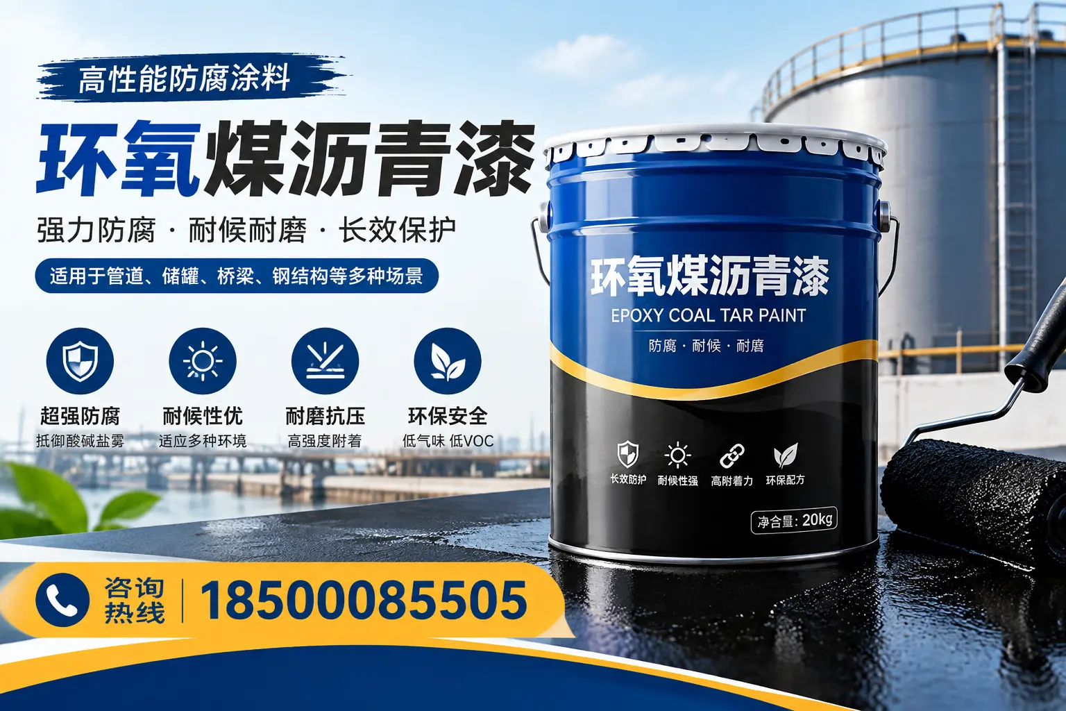 环氧煤沥青漆的施工步骤详解,三门峡装修必备知识